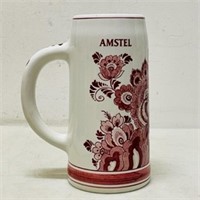 Handpainted Red Delft Mug 6.5"