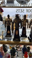 Lot of 6 Star Trek Armor Figurines