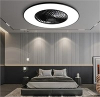 YANASO Ceiling Fan with Light Modern Bladeless