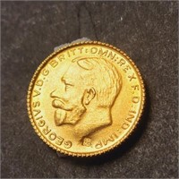 22K  2G Georgivs Vd 1922 Coin