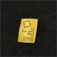 24K  1G Fine 9999 Gold  Bar