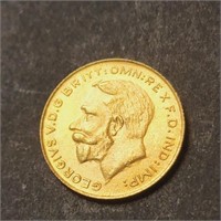 22K  2G Georgivs Vd 1911 Coin