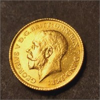 22K  4G Georgivs Vd 1912 Coin