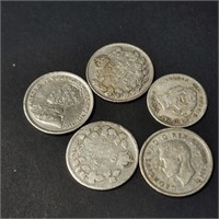 Silver Packs Of 5 Coin