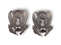 Pair of US Air Force Metal Badges