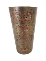 Antique/Vintage Floral Engraved Cup/Vase
