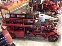 Diecast antique fire truck
