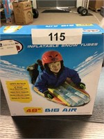 Inflatable snow tubes