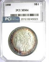 1880 Morgan PCI MS-64 Wonderful Rim Color