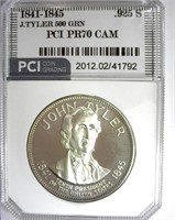 1841-1845 .925 S PCI PR-70 CAM J. Tyler
