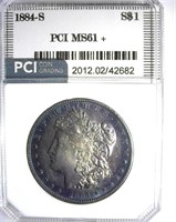 1884-S Morgan PCI MS-61+