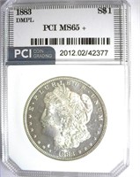 1883 Morgan PCI MS-65+ DMPL LISTS FOR $3600