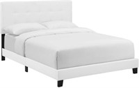 Modway Amira Tufted Fabric Upholstered Bed Frame