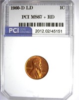 1960-D Lg Date Cent PCI MS-67+ RD