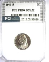 1971-S Nickel PCI PR-70 DCAM $140+ GUIDE