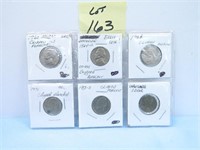 (3) Error Jefferson Nickels 1960 (2) Clip