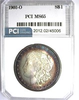 1902-O Morgan PCI MS-65 Excellent Rim Color