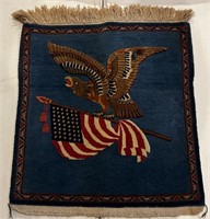 American Flag & Eagle 22"x24”