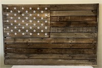 Wooden Flag Wall Art