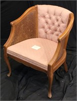 Pink and Wood Chair