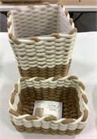 Edmulla Cotton Rope and Washable Waste Basket