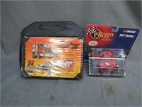 Lot of Toy Cars in case & Nascar Dale Earnhardt