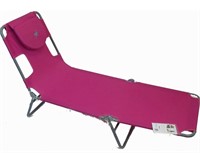 Ostrich Chaise Lounge, Pink