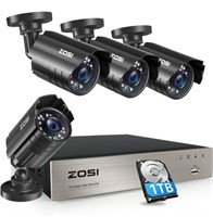 ZOSI 1080P Security Camera System/ 1TB Hard Drive