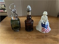 3CT OF AVON AFTERSHAVE BOTTLES
