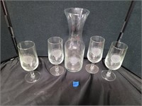 SOUTHERN METHODIST UNIVERSITY CARRAFFEE W/GLASSES