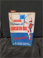 ARCHER POLMER-IK LINSEED OIL CAN 1 GALLON