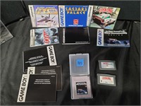 GAMEBOY ADVANCE GAMES & BOOKLETS