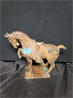 ANTIQUE CHINESE METAL HORSE