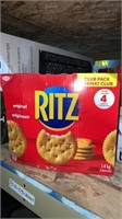 $11 Ritz crackers, 1.4 KG box slightly crushed.