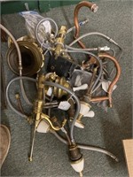 Pile of Brass/Copper Plumbing Fixtures