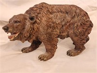 Geschutzt bronze bear statue.