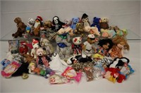 LOT OF APPROX. 50 TY BEANIE BABIES: