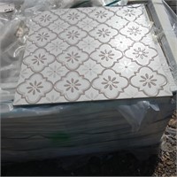 PALLET OF 24" custom porcelain tile