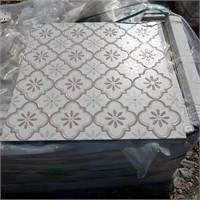 PALLET OF 24" custom porcelain tile