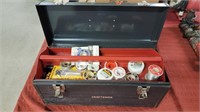 CRAFTSMAN TOOL BOX FULL OF SOLDER