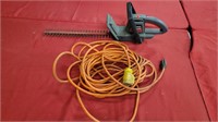 CRAFTSMAN HEDGE TRIMMER AND EXTENTION CORD