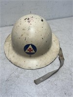 Vintage metal hard hat