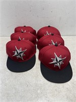6 Mariners baseball hats SnapBack