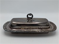 1911 F.B. Rogers Silverplate Butter Dish