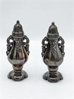 Wallace Silverplate Baroque Salt & Peppers Shakers