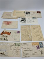 Collection of 1910-1971 Post Cards & Letters