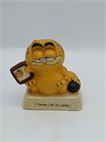 VTG Enesco Garfield "I think I'm in Love" Statue