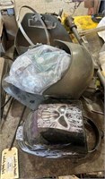 Four Welding Hoods and Goggles