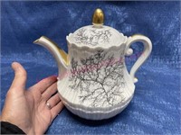 Limoges France tree branch teapot