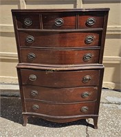 Antique Solid Wood Tall Dresser